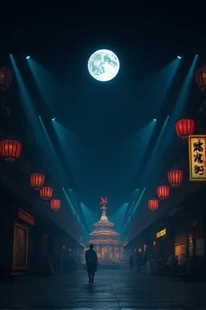 北纬三十度的雪封面：飘雪的山间公路与孤车